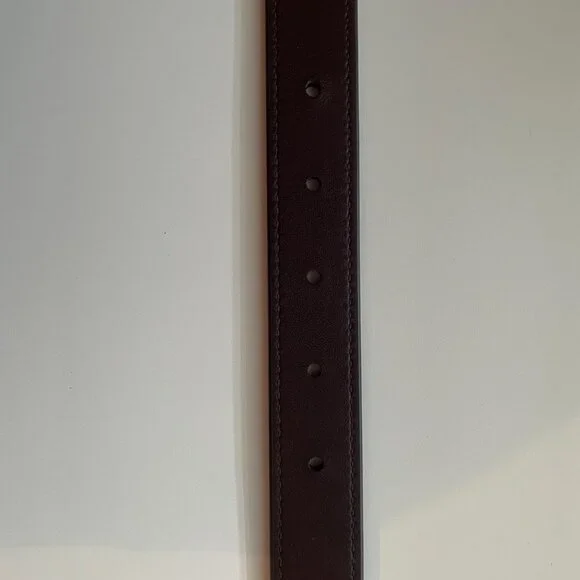 NWT Coach Women’s Classic Buckle Cut-To-Size Reversible Leather Belt - Picture 6 of 7